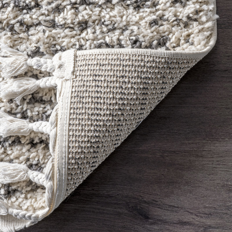 AllModern Marta Black/OffWhite Area Rug & Reviews